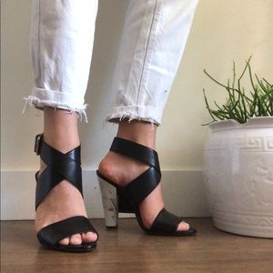 Fendi Heeled Sandals w Painted Heels